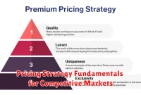 Pricing Strategy Fundamentals for Competitive Markets